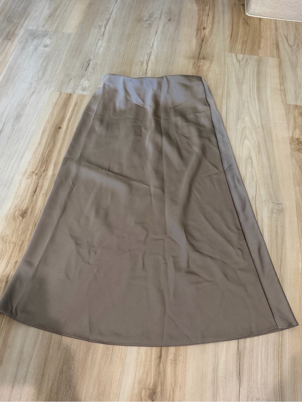J. Crew Taupe A-Line Maxi Skirt